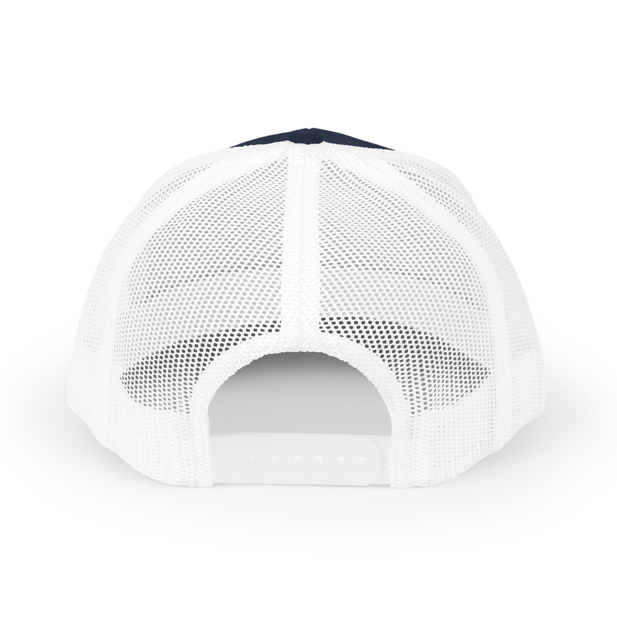Embroidered Trucker Cap - TBE Brand Navy Mesh Snapback